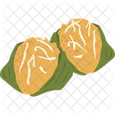 Toddy Palm Cake Thai Dessert Food Icon