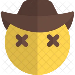 Tod Cowboy Emoji Symbol