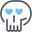 Totenkopf Herzen Todliche Liebe Icon