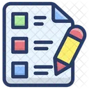 Todo List Checklist Memo Pad Icon