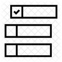 Liste Checkliste Menu Icon