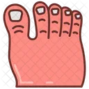 Toe Foot Foot Nails Icon