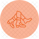 Toe Beat Shoe Tap Tap Dance Move Icon