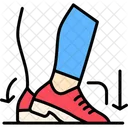 Toe Heel Shoe Tap Tap Dance Move Icon