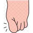 Toes Overlapping Deformity Icon