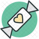 Toffee Heart Sign Icon