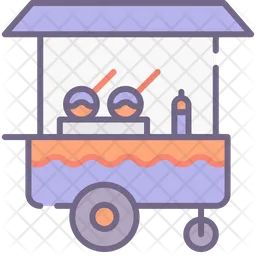 Toffee Apple Stall  Icon