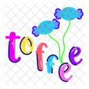 Toffees Candies Alphabet Toffee Icon