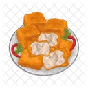 Tofu frito  Icono