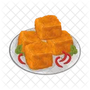 Tofu frito  Icono