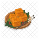 Tofu frito  Icono