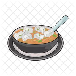 Tofu soup  Icon