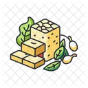 Tofu Soybean Curd Vegetable Food Icon