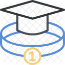 Remise Des Diplomes Toge Connaissance Icône