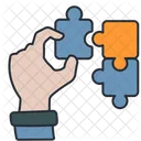 Together Jigsaw Management Icon