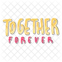 Together Forever Friendship Besties Icon