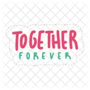 Together Forever Friendship Besties Icon