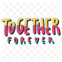 Together Forever Friendship Besties Icon