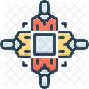 Together Teamwise Group Community Accompanied Companion Teammate Co Worker Colleagues Workmate Icon