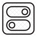 Toggle Button Switch Off Icon