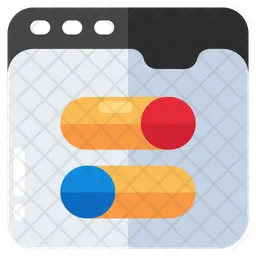 Toggle Buttons  Icon