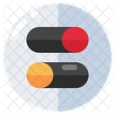 Toggle Buttons Switch Power Icono