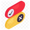 Toggle Buttons Switch Power Icono