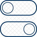 Toggle Switch On Off On Icon