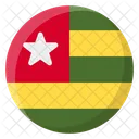 Togo Flag Country Icon
