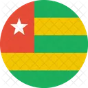 Togo Bandera Mundo Icono