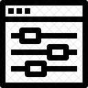 Web Navigateur Options Icon