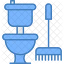 Toilet Bathroom Wc Paper Icône