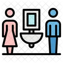 Toilet Man Woman Icon
