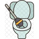 Toilet Cleaning Wash Icon
