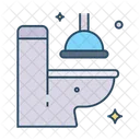 Toilet Cleaning Toilet Plunger Icon