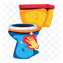 Toilet Cleaning Washing Bathroom Bathroom Cleaning アイコン