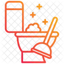 Toilet Clog Clog Toilet Icon