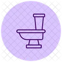 Toilet Scrubber Brush Icon