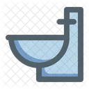 Furniture Color Outline Toilet Icon