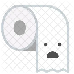 Toilet paper Emoji Icon