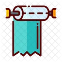 Toilet Paper Tissue Paper Roller Icon