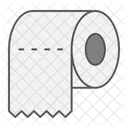 Toilet Paper Hygiene Icon