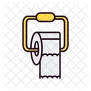 Toilet Paper Tissue Roll Cleaning Icon