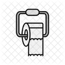 Toilet Paper Tissue Roll Cleaning Icon
