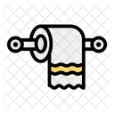 Toilet Paper Tissue Roll Paper Icon
