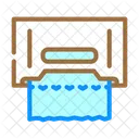 Toilet Paper Dispenser Icon