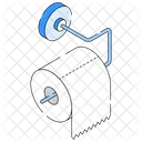 Toilet Paper Roll Tissue Icon