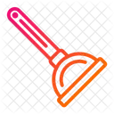Toilet Plunger Plumbing Unclog Icon