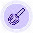 Toilet Scrubber Color Circle Icon Icon