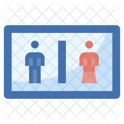 Toilet Sign  Icon